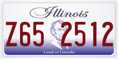 IL license plate Z652512