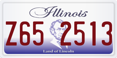 IL license plate Z652513