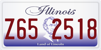 IL license plate Z652518