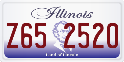 IL license plate Z652520