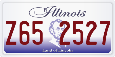 IL license plate Z652527