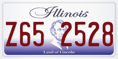 IL license plate Z652528