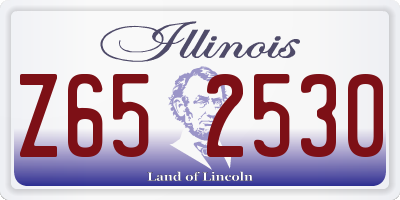 IL license plate Z652530