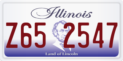 IL license plate Z652547