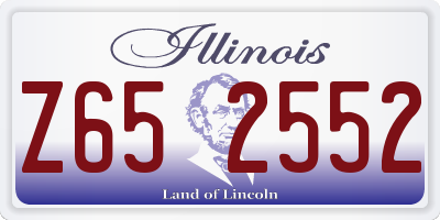 IL license plate Z652552