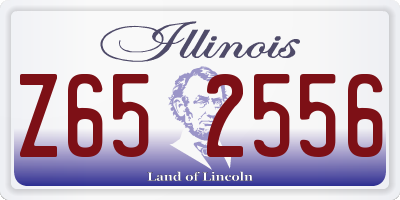 IL license plate Z652556