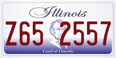 IL license plate Z652557
