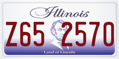 IL license plate Z652570
