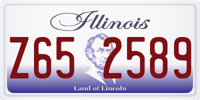 IL license plate Z652589