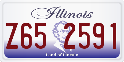 IL license plate Z652591