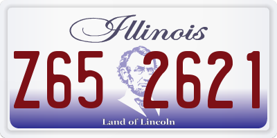 IL license plate Z652621