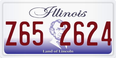 IL license plate Z652624