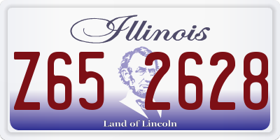 IL license plate Z652628