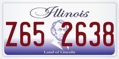 IL license plate Z652638