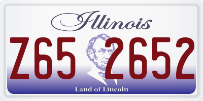 IL license plate Z652652