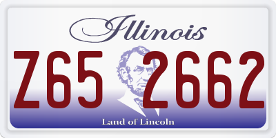 IL license plate Z652662