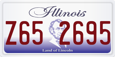 IL license plate Z652695