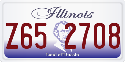 IL license plate Z652708