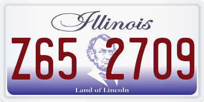 IL license plate Z652709