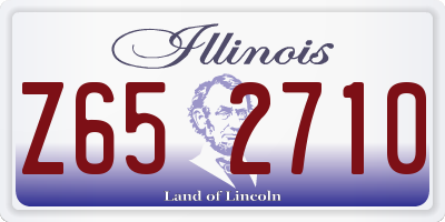 IL license plate Z652710