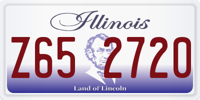 IL license plate Z652720