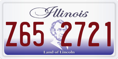 IL license plate Z652721