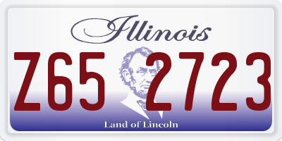 IL license plate Z652723