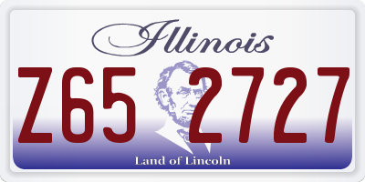 IL license plate Z652727