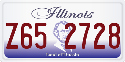 IL license plate Z652728