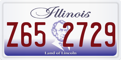 IL license plate Z652729