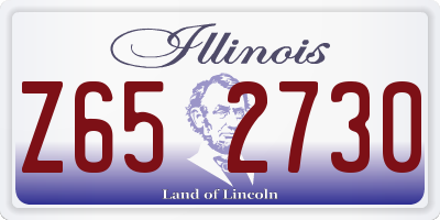 IL license plate Z652730