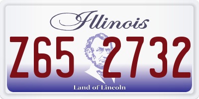 IL license plate Z652732