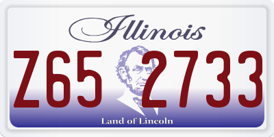 IL license plate Z652733