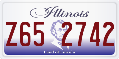 IL license plate Z652742