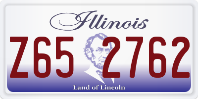 IL license plate Z652762