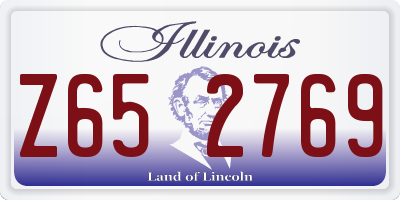 IL license plate Z652769