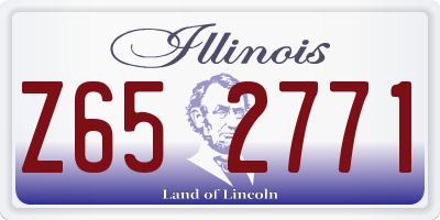 IL license plate Z652771
