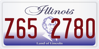 IL license plate Z652780