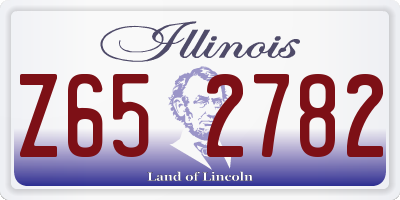 IL license plate Z652782