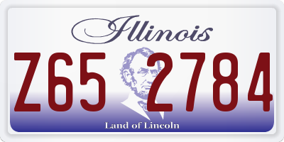 IL license plate Z652784