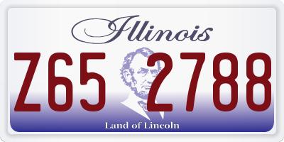 IL license plate Z652788