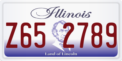 IL license plate Z652789