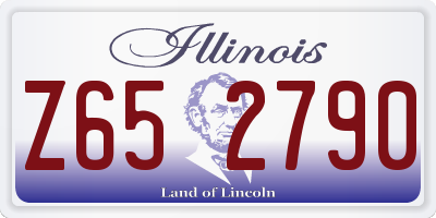 IL license plate Z652790