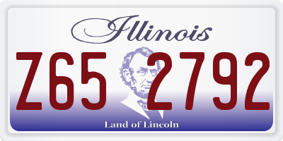 IL license plate Z652792