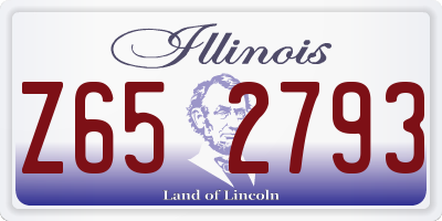 IL license plate Z652793