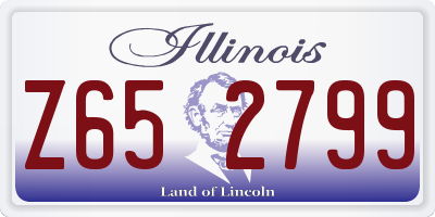 IL license plate Z652799
