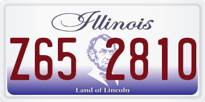 IL license plate Z652810