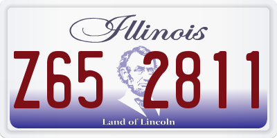 IL license plate Z652811