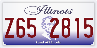 IL license plate Z652815