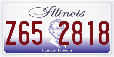IL license plate Z652818